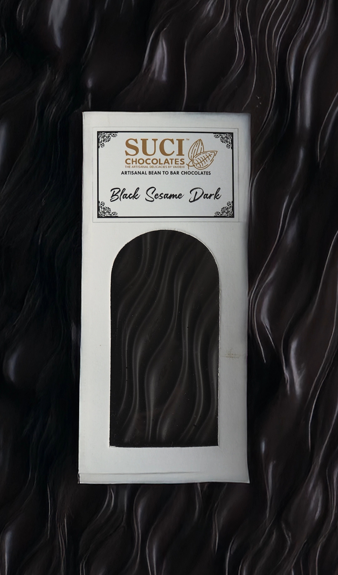 55% CACAO BLACK SESAME DARK CHOCOLATE BAR